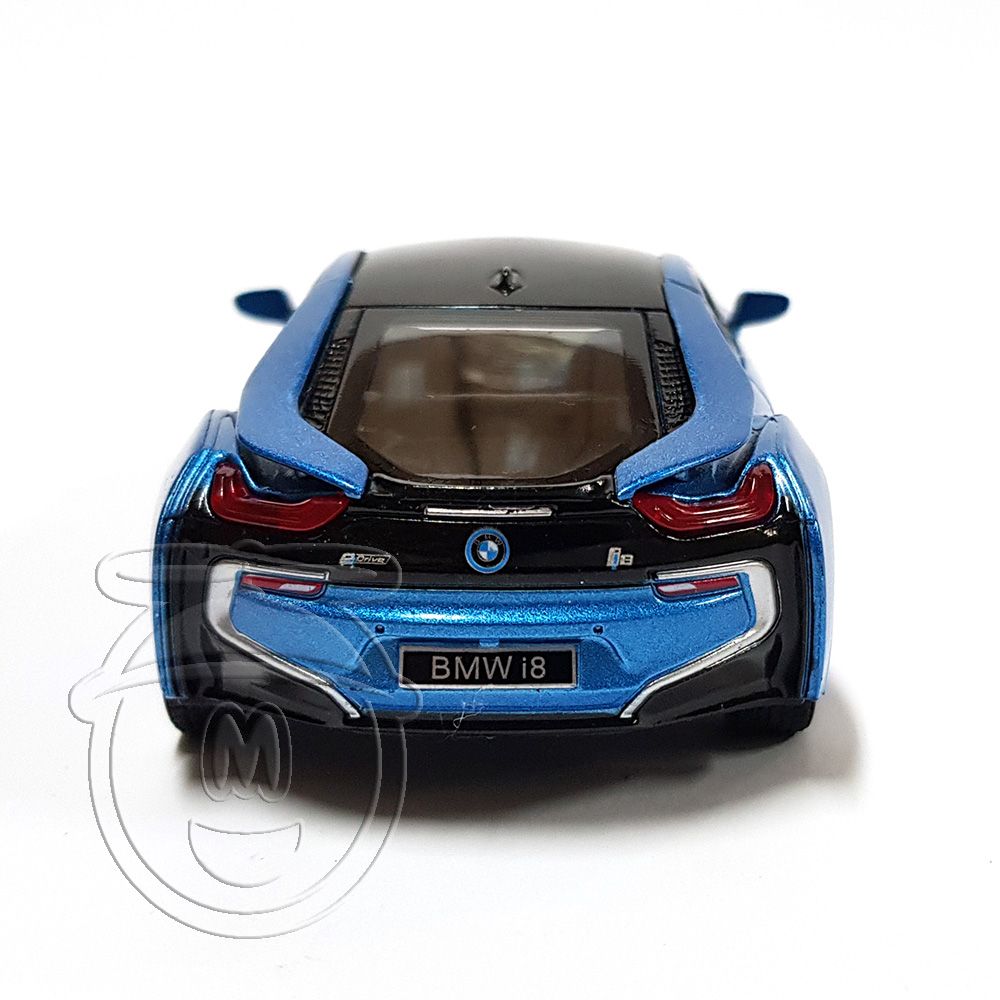 Метална кола BMW 8i, синя