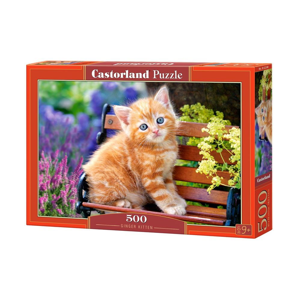 Castorland, Рижаво котенце, пъзел 500 части