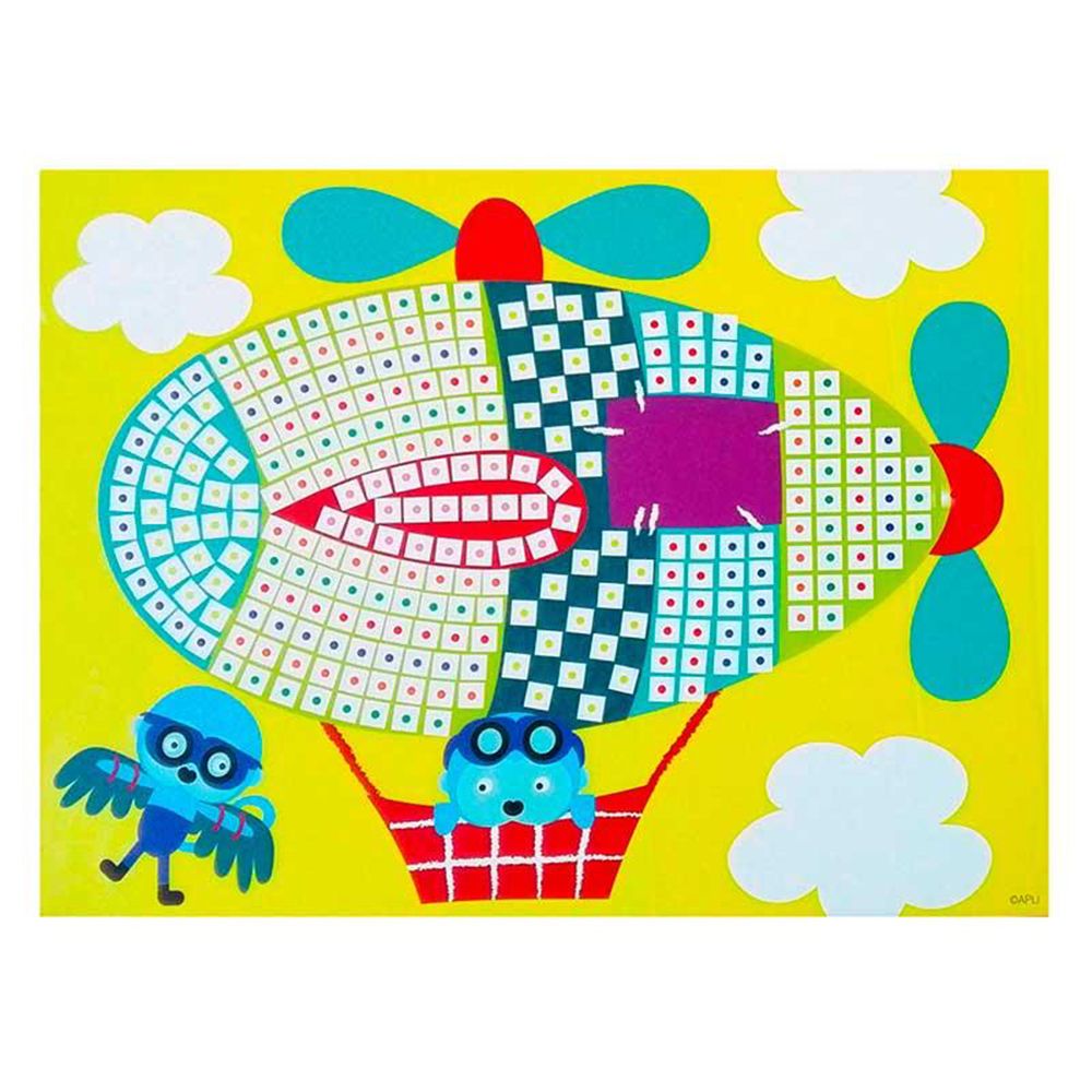 Мозайка с меки елементи, 2 картини, Да полетим