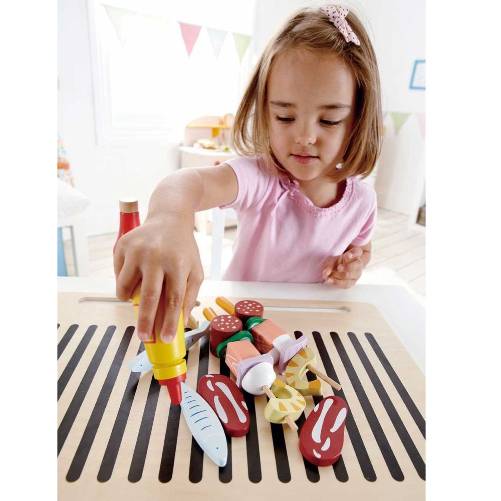 Дървен готварски комплект, Барбекю