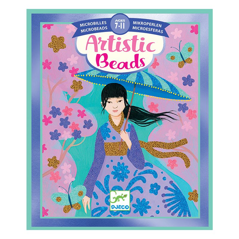 Djeco, Комплект за декориране с мъниста, Опознай света