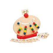 Дървена игра за сортиране по цветове