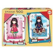 Лятна история и Малки рибки, Gorjuss, 2 пъзела по 500 части