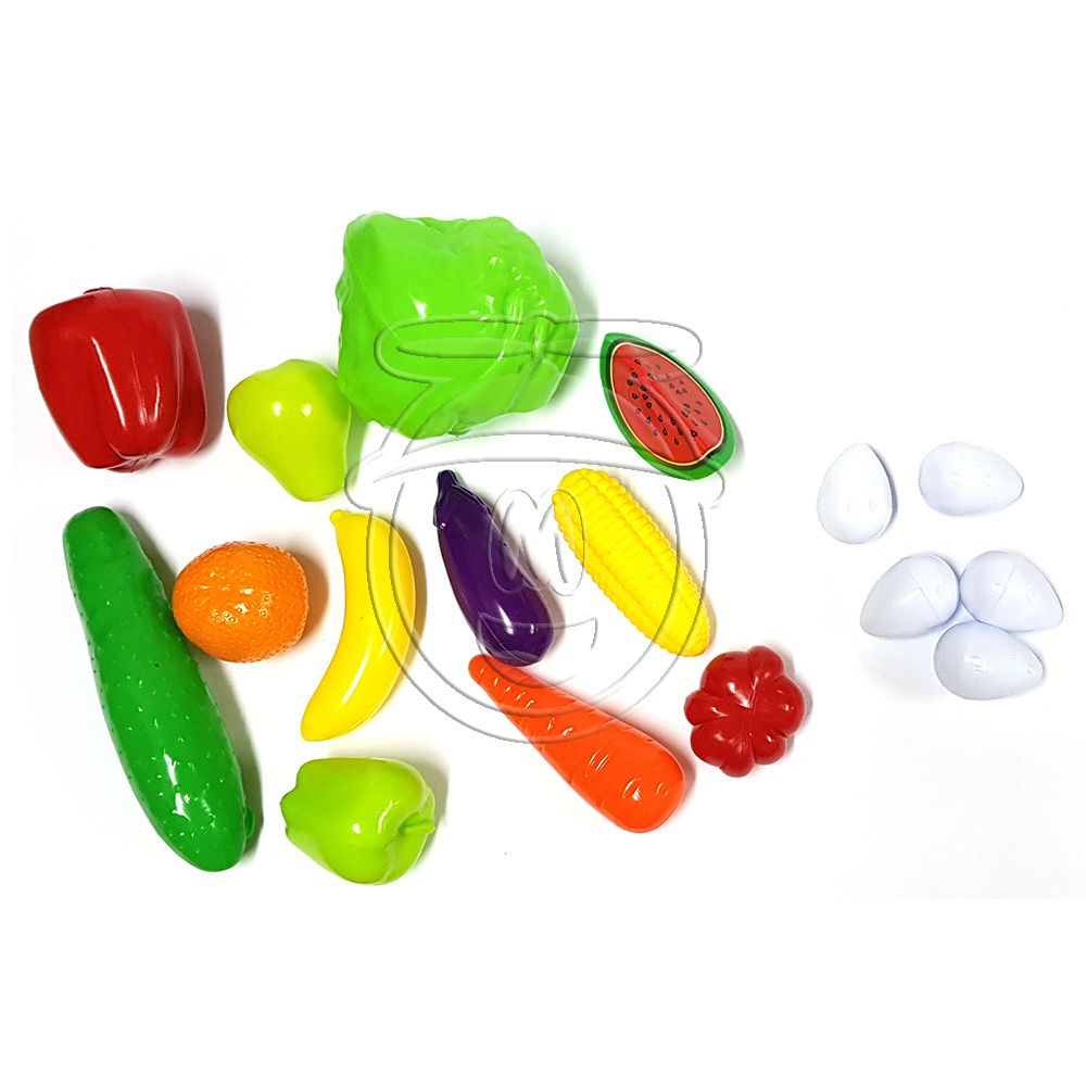 Комплект кошница с продукти, Супермаркет, 23 части