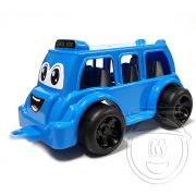 Пластмасов автобус, син