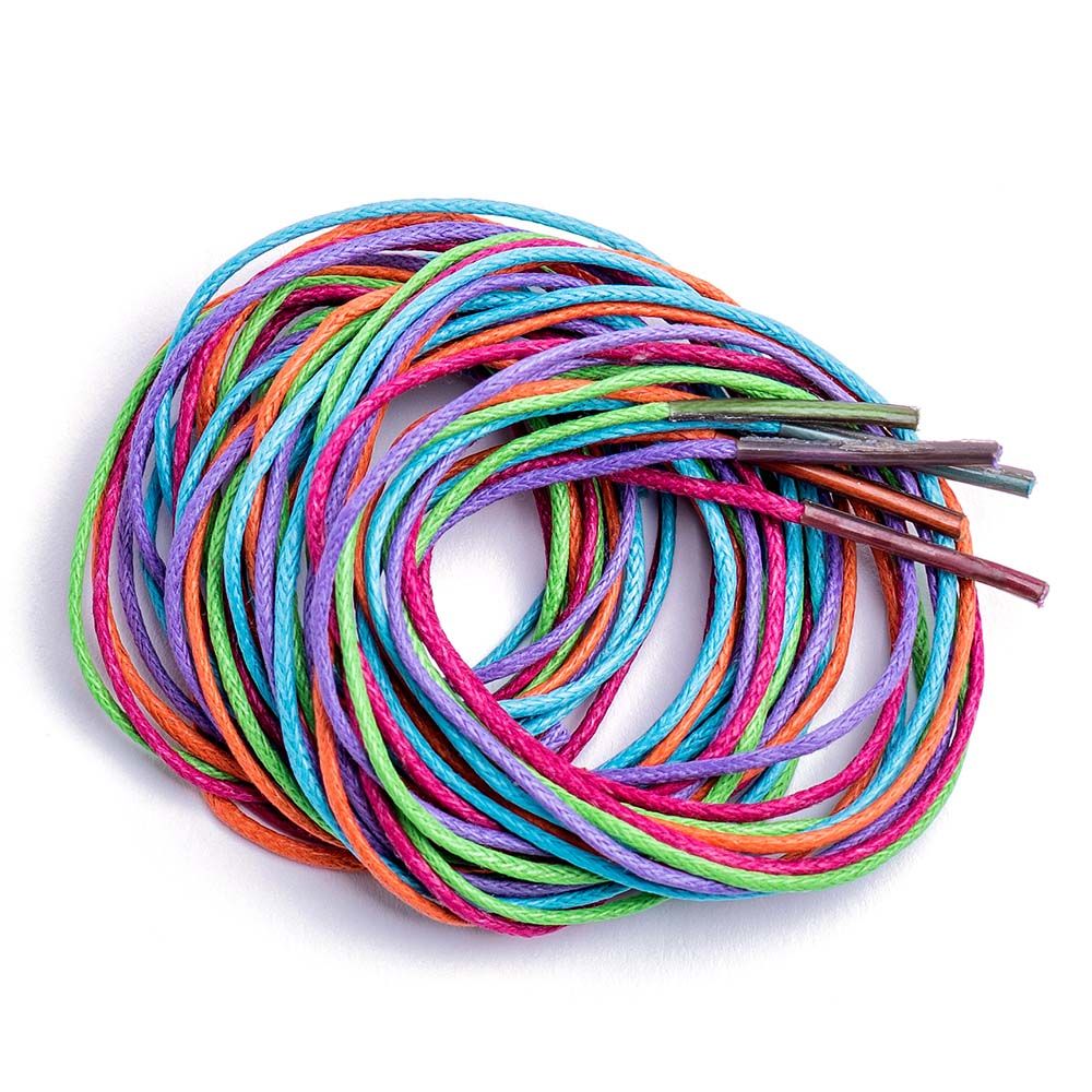 Комплект дървени мъниста за нанизване в туба, лилави