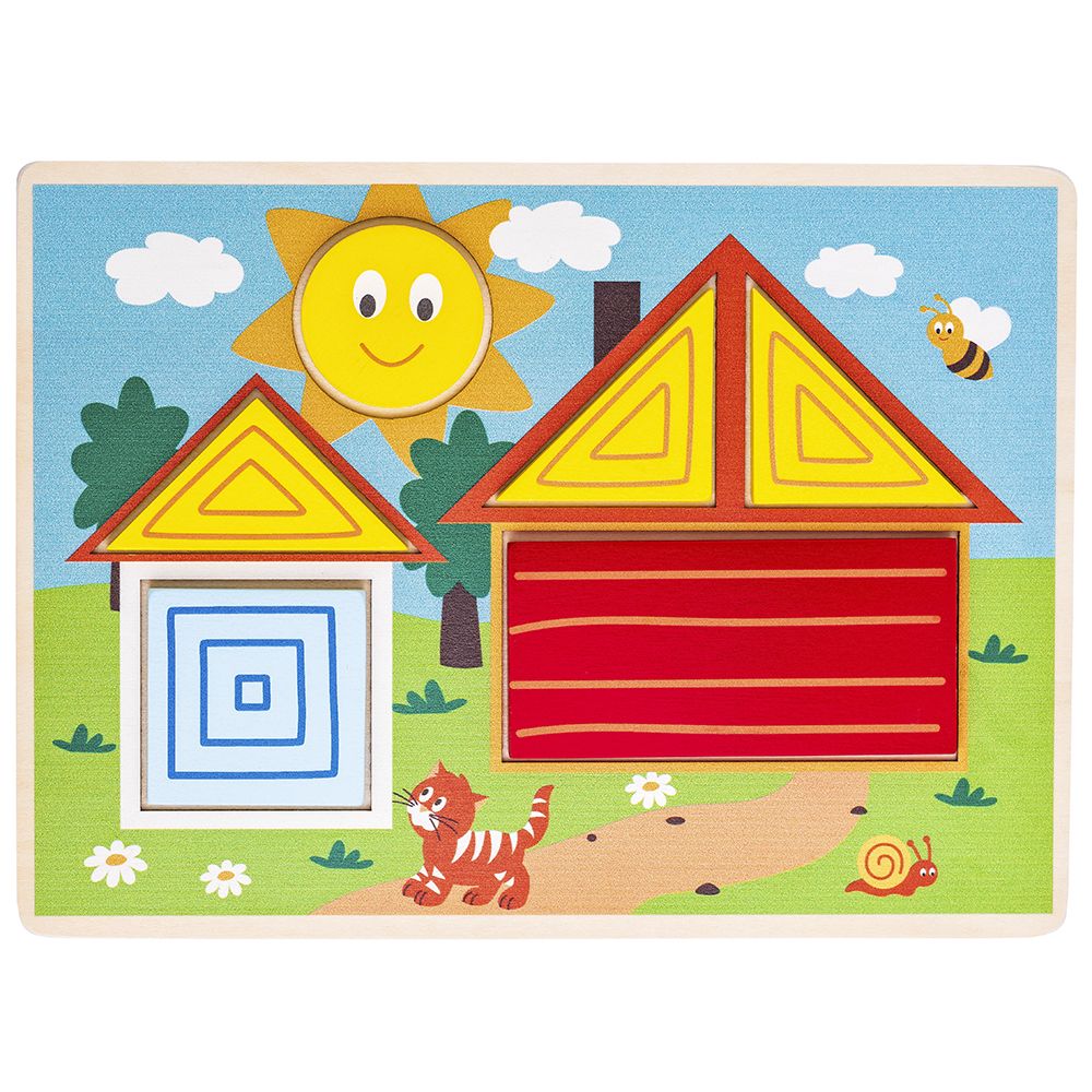 Дървена мозайка за най-малките, Цветове и форми