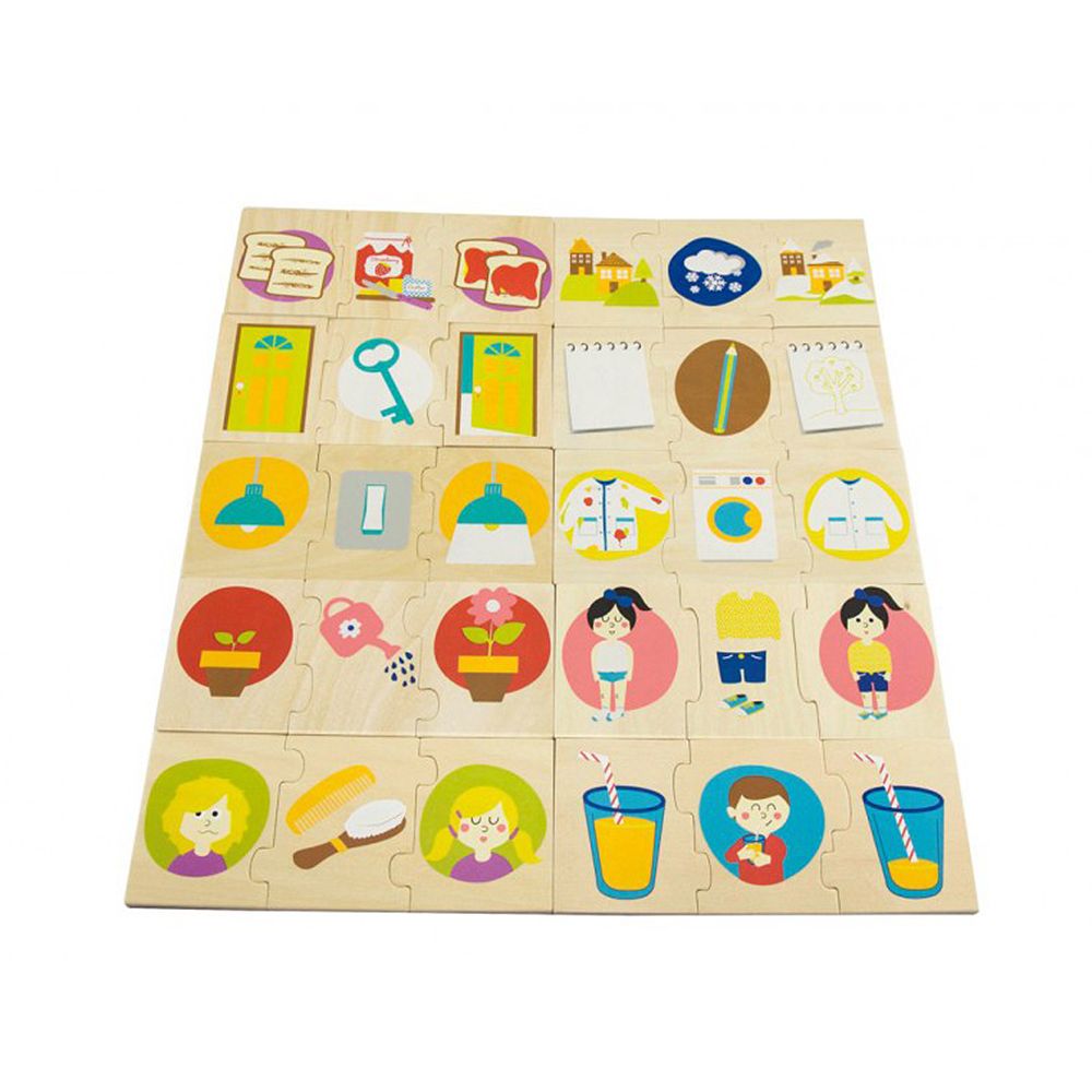 Последователности, пъзел в дървена кутия