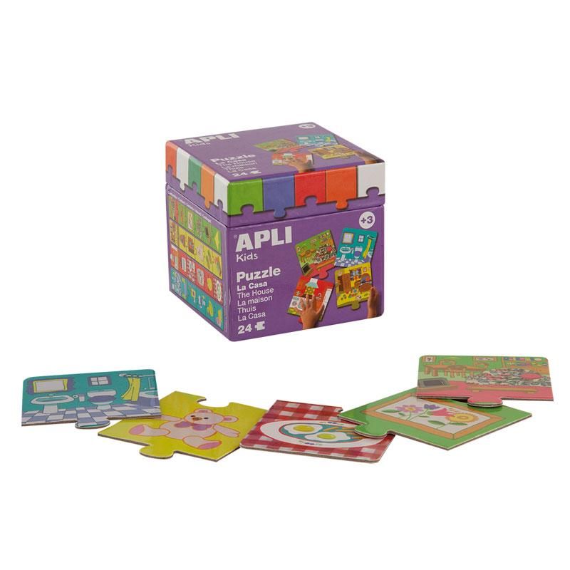 Детски образователен пъзел, Предметите в къщи