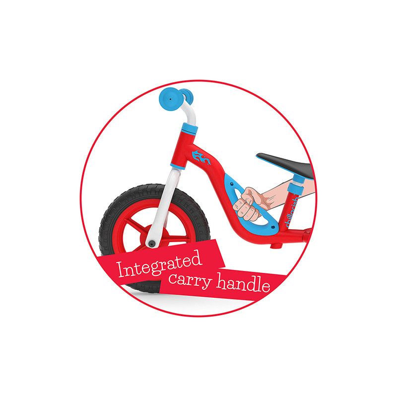 Колело за баланс, Charlie, 10 инча, червено