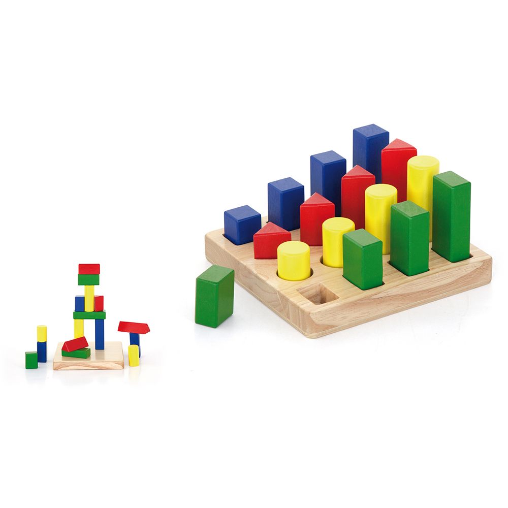 Дидактическа игра, Форми, цветове и размери