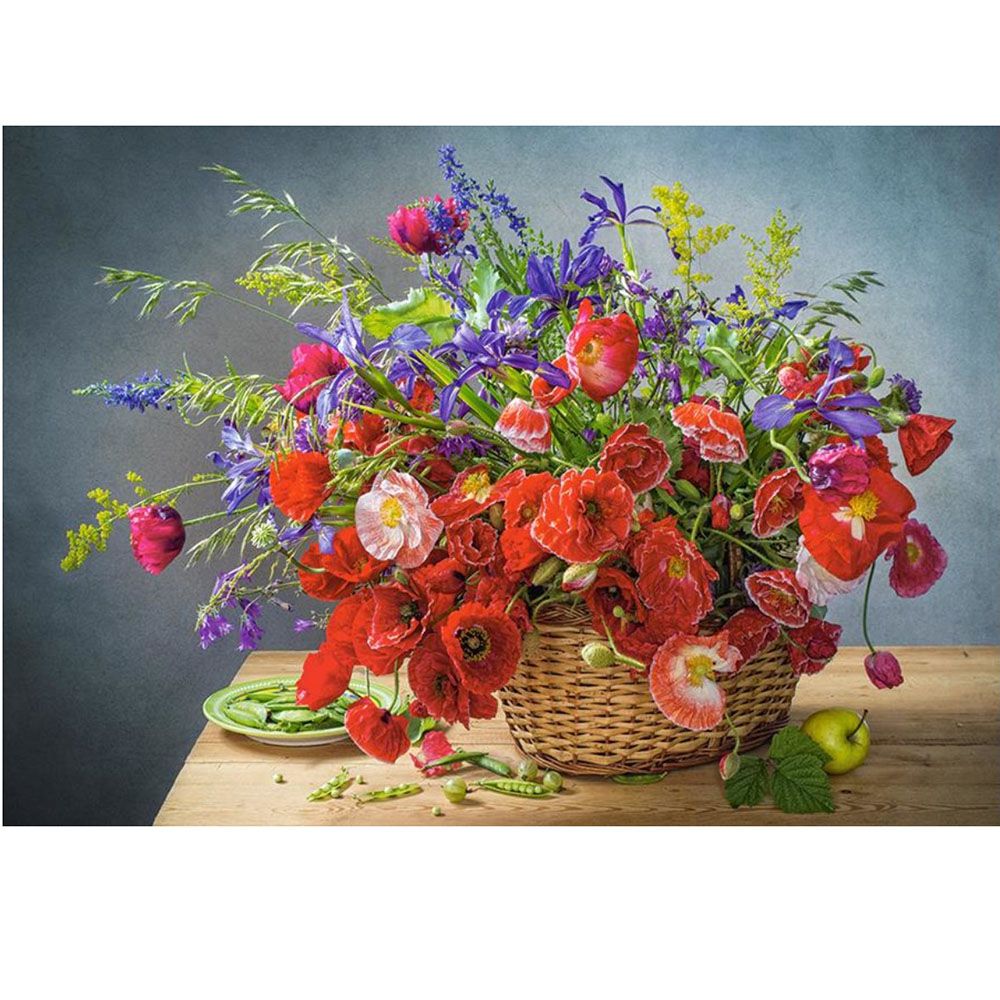 Букет с макове, пъзел 500 части