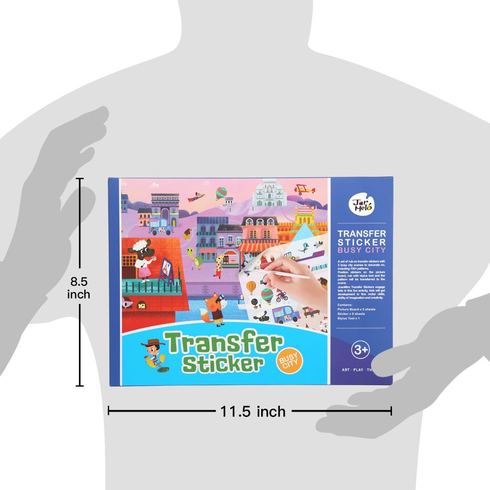 Трансферни стикери, Забързан град