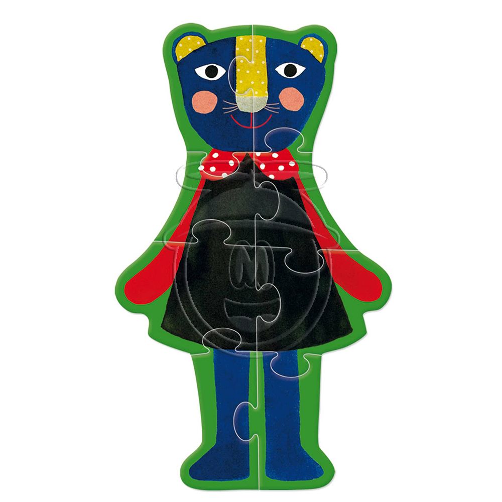 Комплект 4 забавни пъзели, Животни