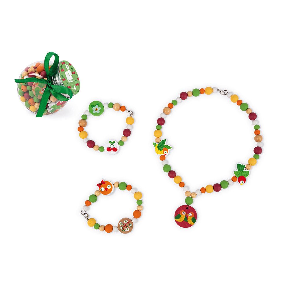 Janod, Дървени мъниста с талисмани, Влюбени птички