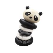 Дървена дрънкалка за бебета, Панда