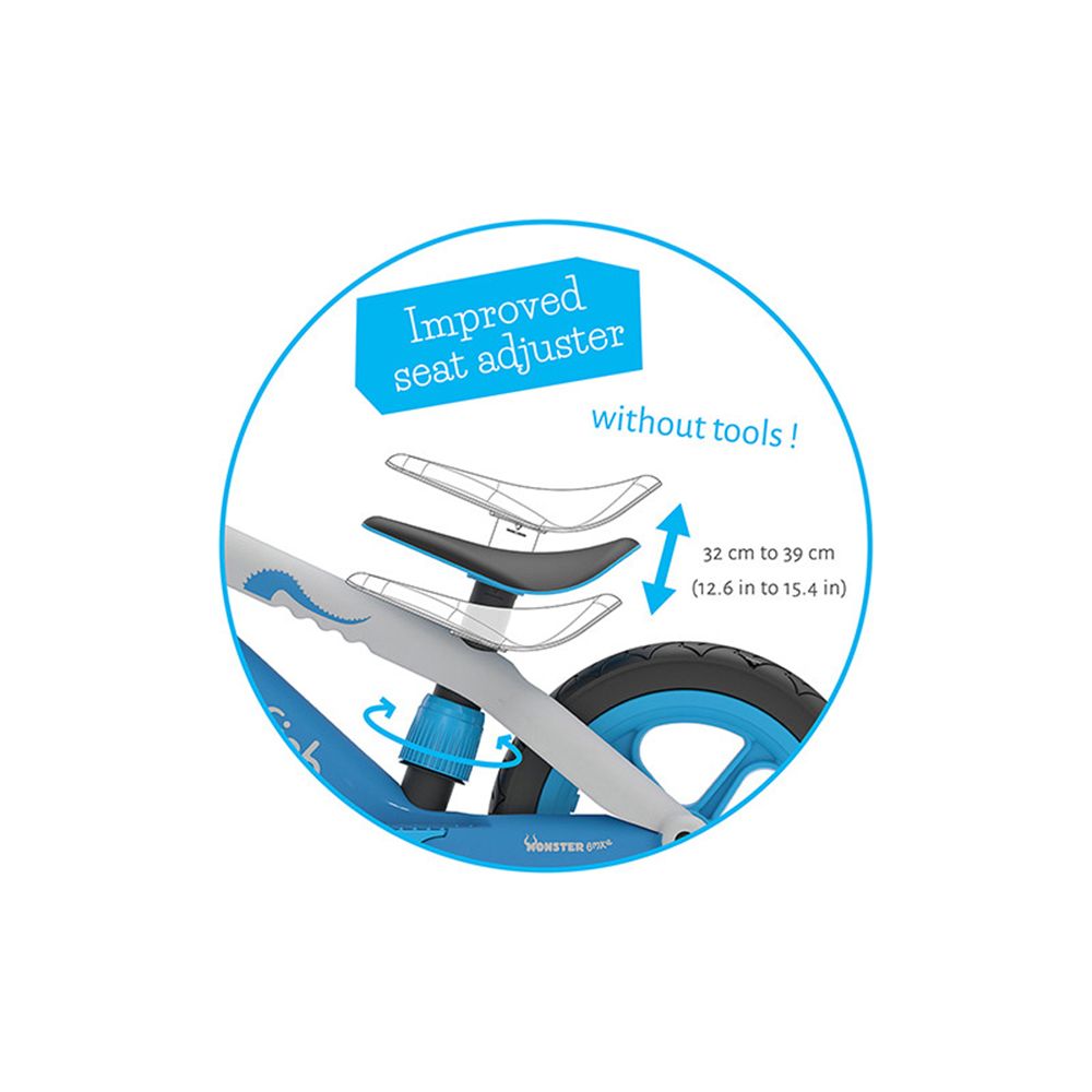 BMXie 02, колело за баланс, синьо