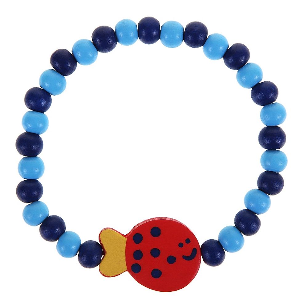 Woodyland, Wooy , Гривна с дървени мъниста, Рибка