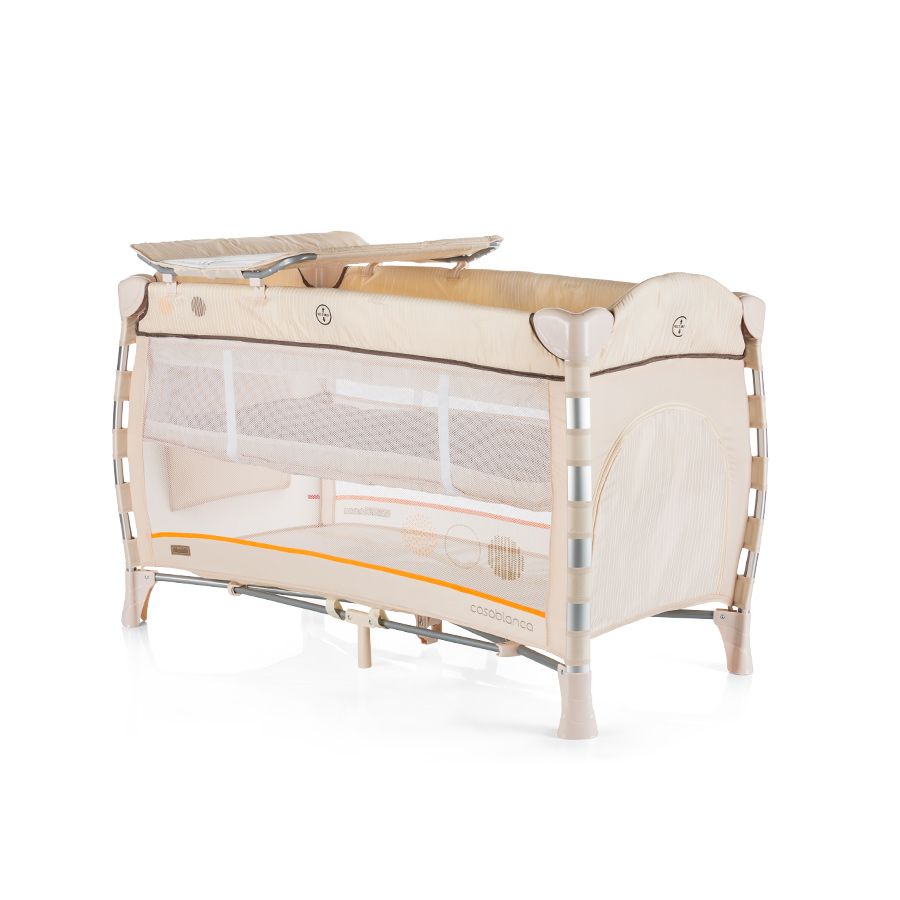 Chipolino, Детска кошара за спане и игра Казабланка Нео, , бежова