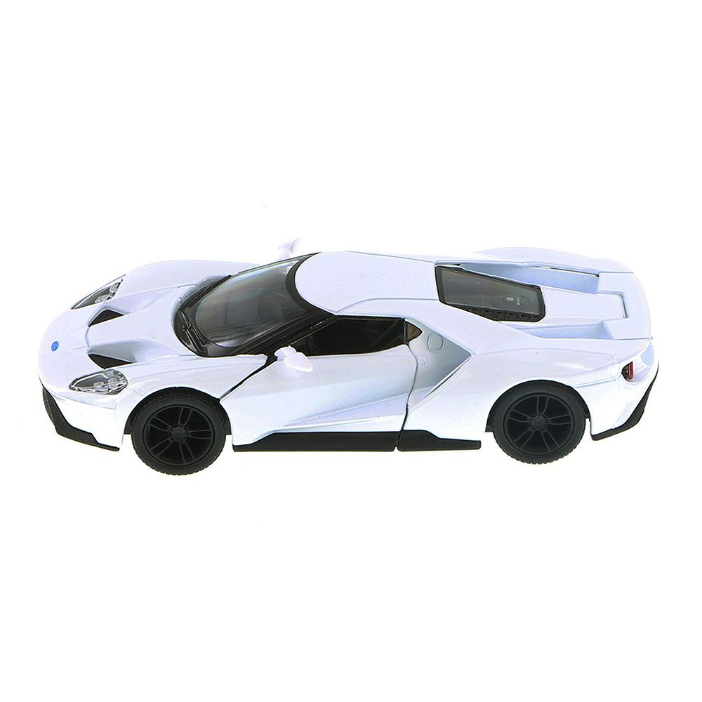 die-cast, метална кола за колекциониране, Ford GT 2017, бяла, Goki
