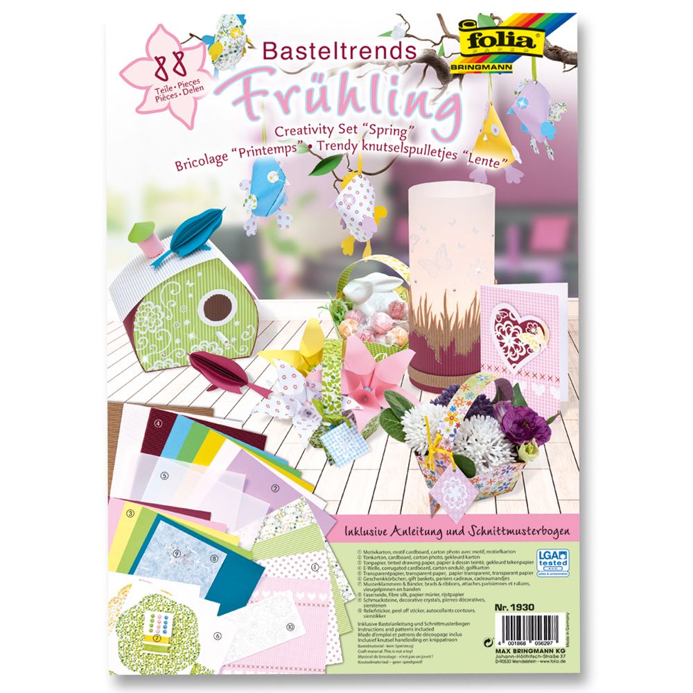 Folia Bringmann, Комплект за апликации и скапбукинг, Пролет