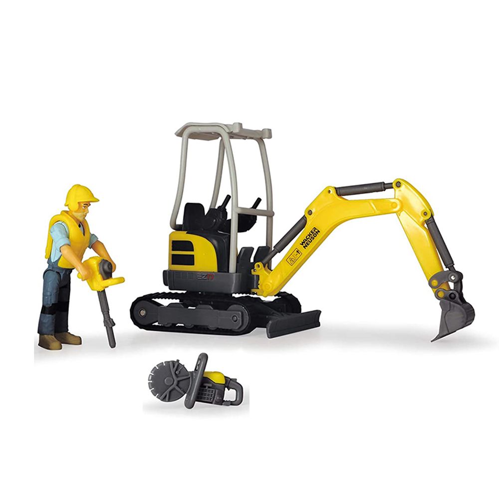 Комплект багер със строител