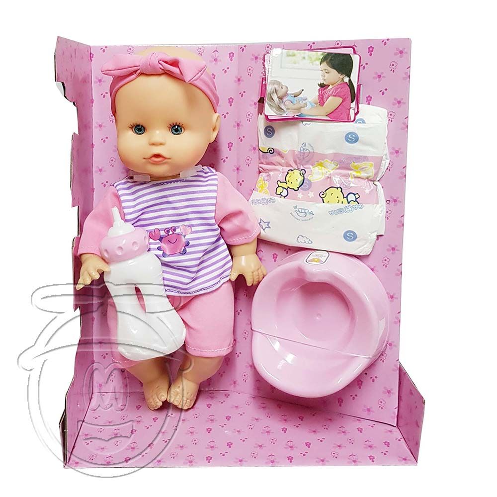 Моето пишкащо бебе Биби, на български език, розова