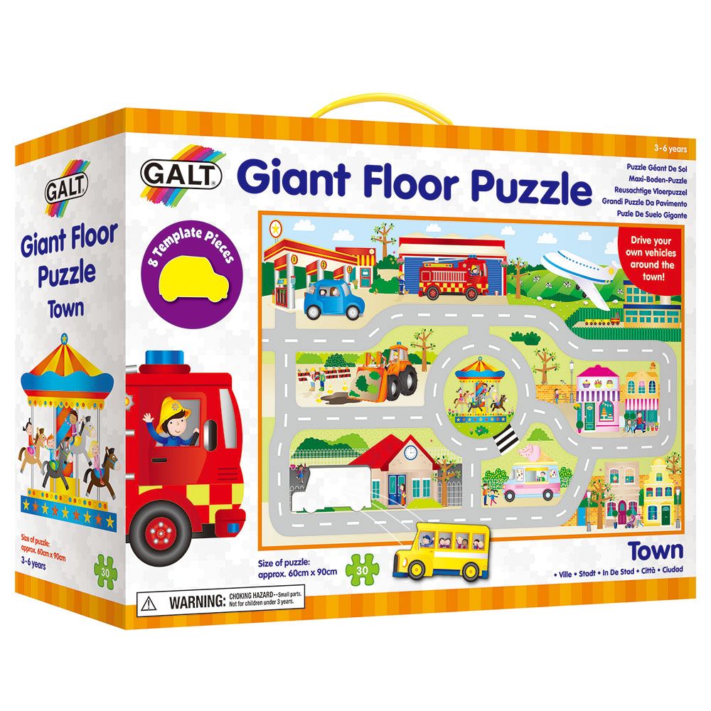 Гигантски пъзел за под, Град