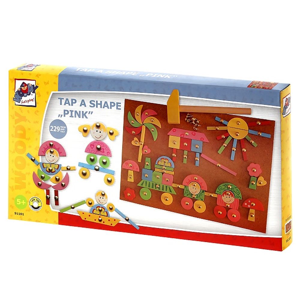 Дъска с пирони, розова