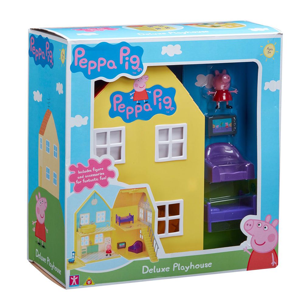 Къща с фигурка и обзавеждане