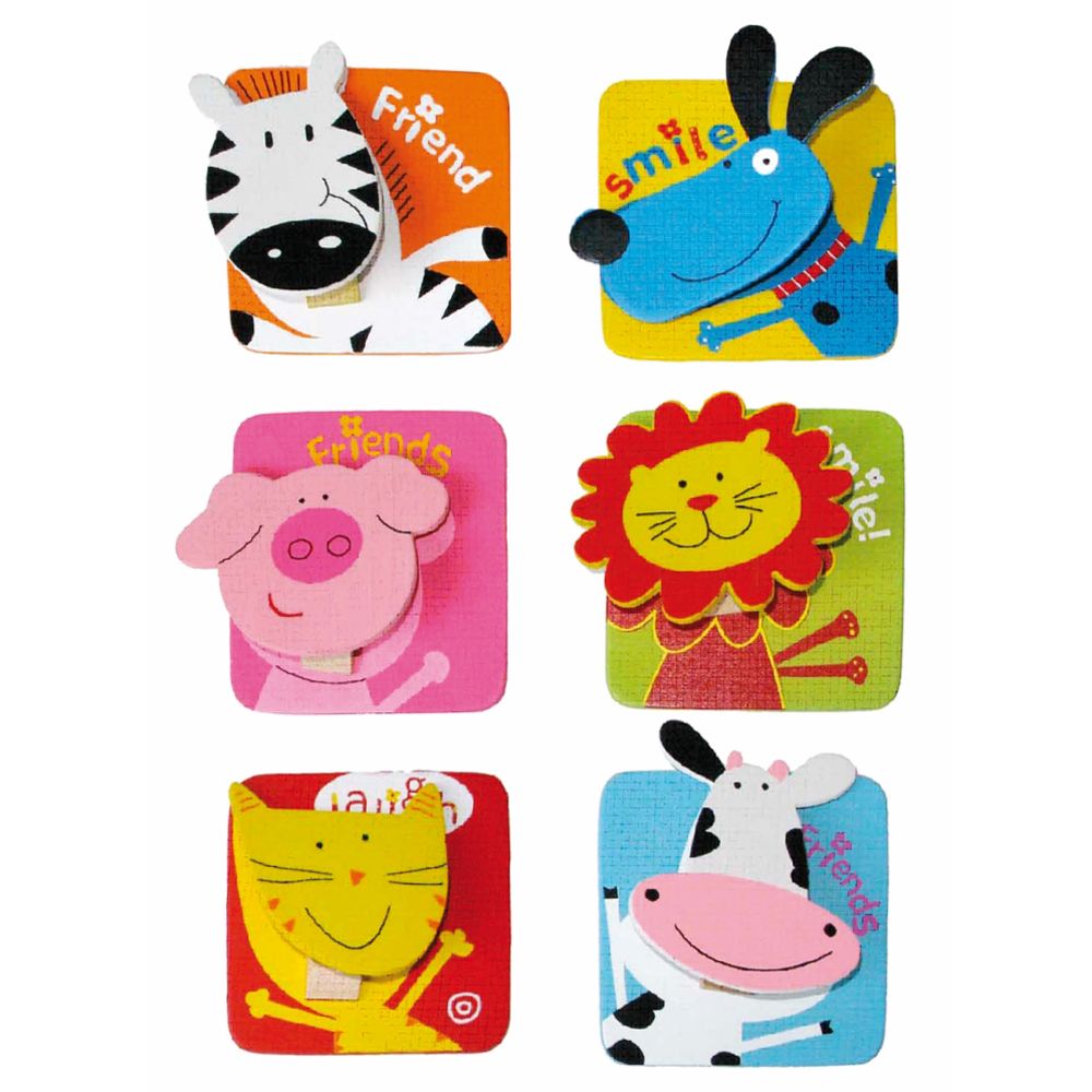 Woodyland, Дървен магнит с клипс