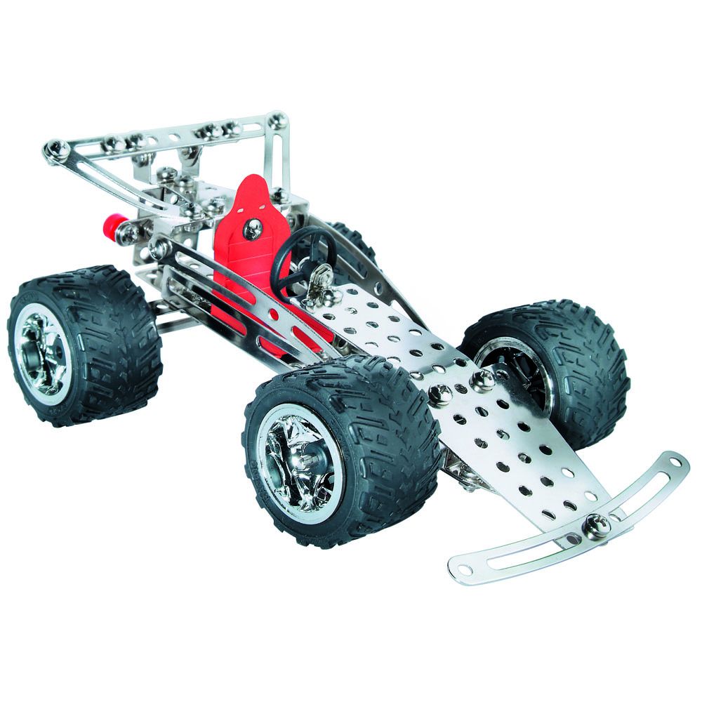 Метален конструктор, Състезателен автомобил Болид - 3 модела, 180 части