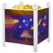 Магическа лампа Космос - Бяла 12