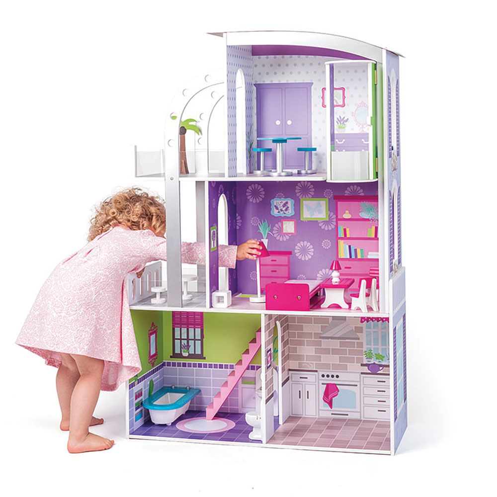 Голяма къща за кукли с обзавеждане, Прованс