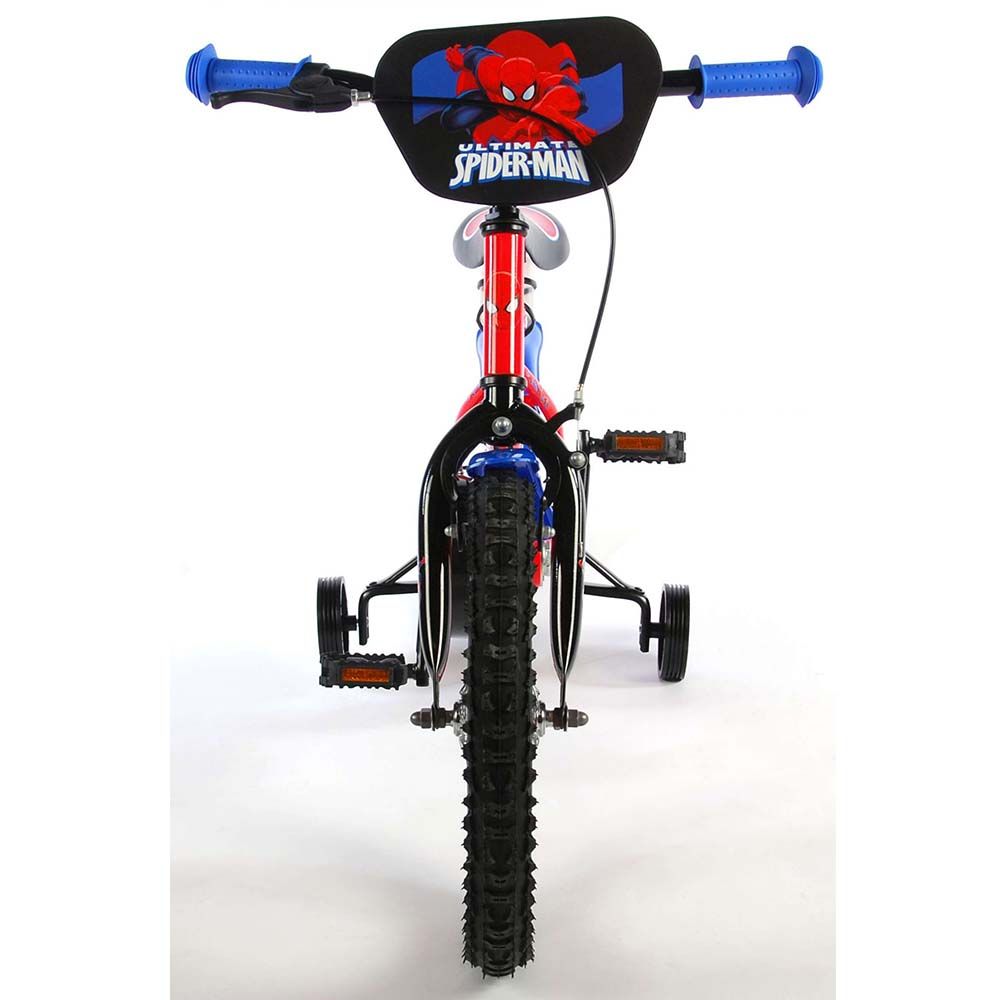Детски велосипед, Спайдермен, с помощни колела, 16 инча