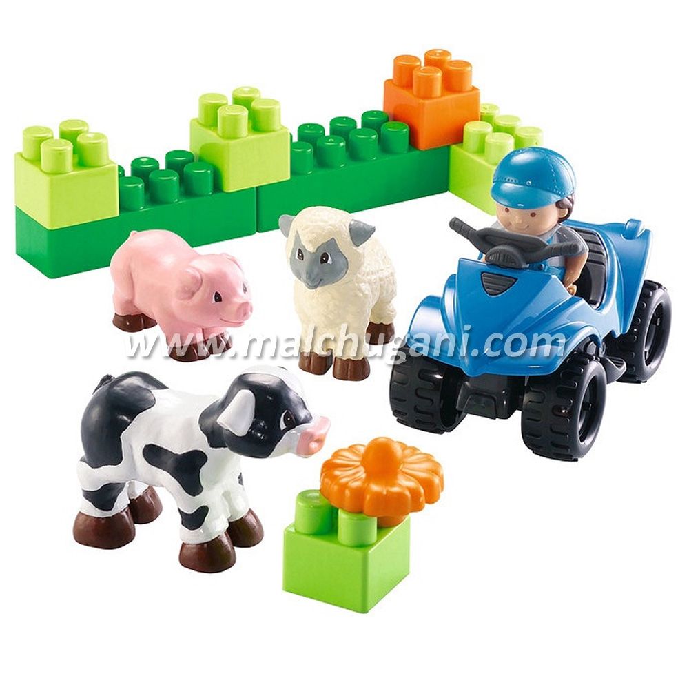 Abrick  Детски конструктор, Ферма с трактор