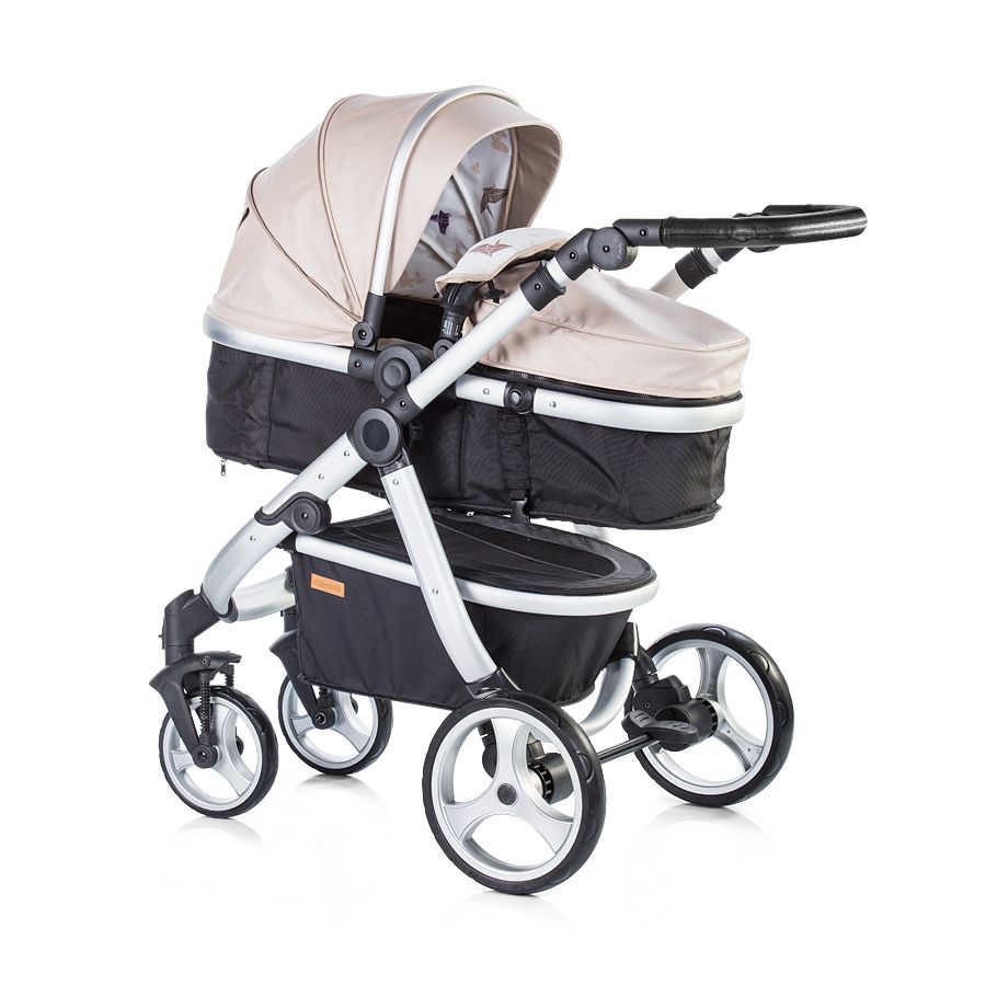 Комбинирана количка Нина 2 в 1 бежова,