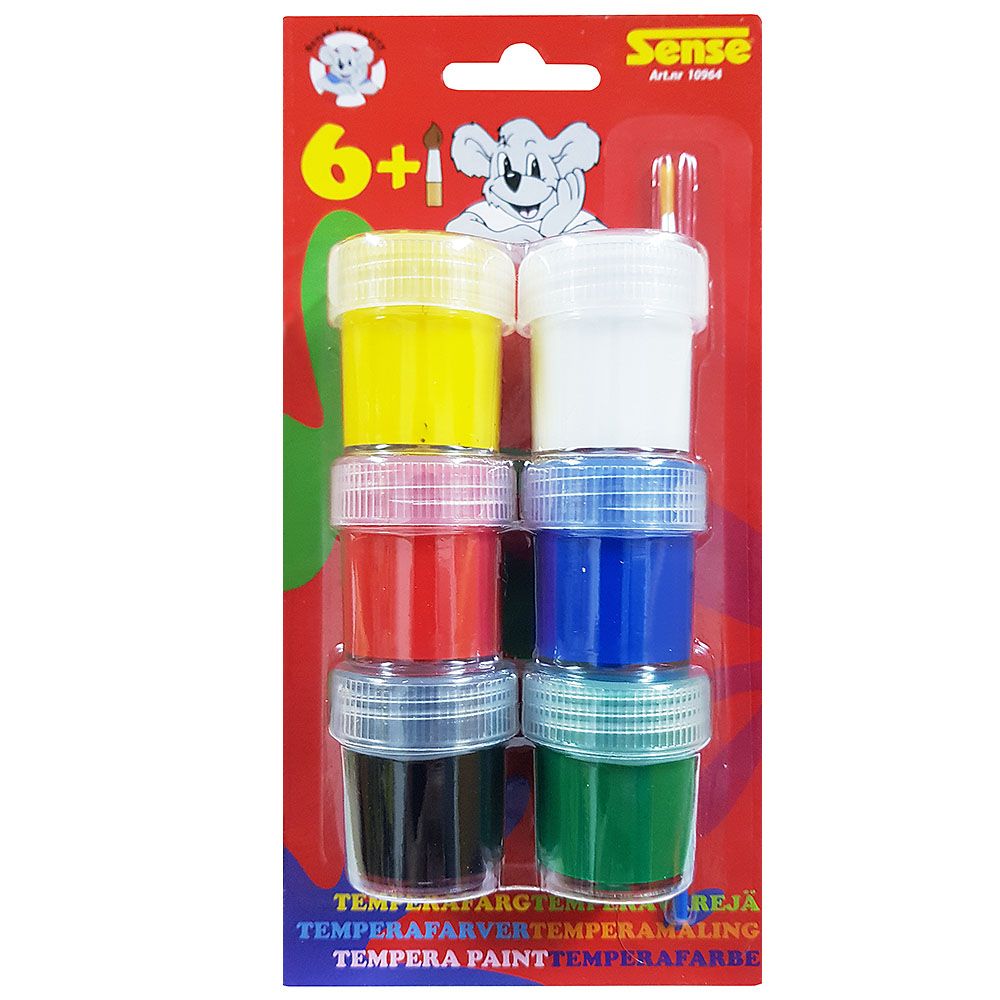Sense, Темперни бои, 6 броя, с четка