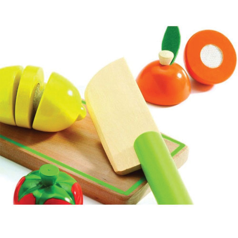 Дървен комплект за рязане, Плодове и зеленчуци