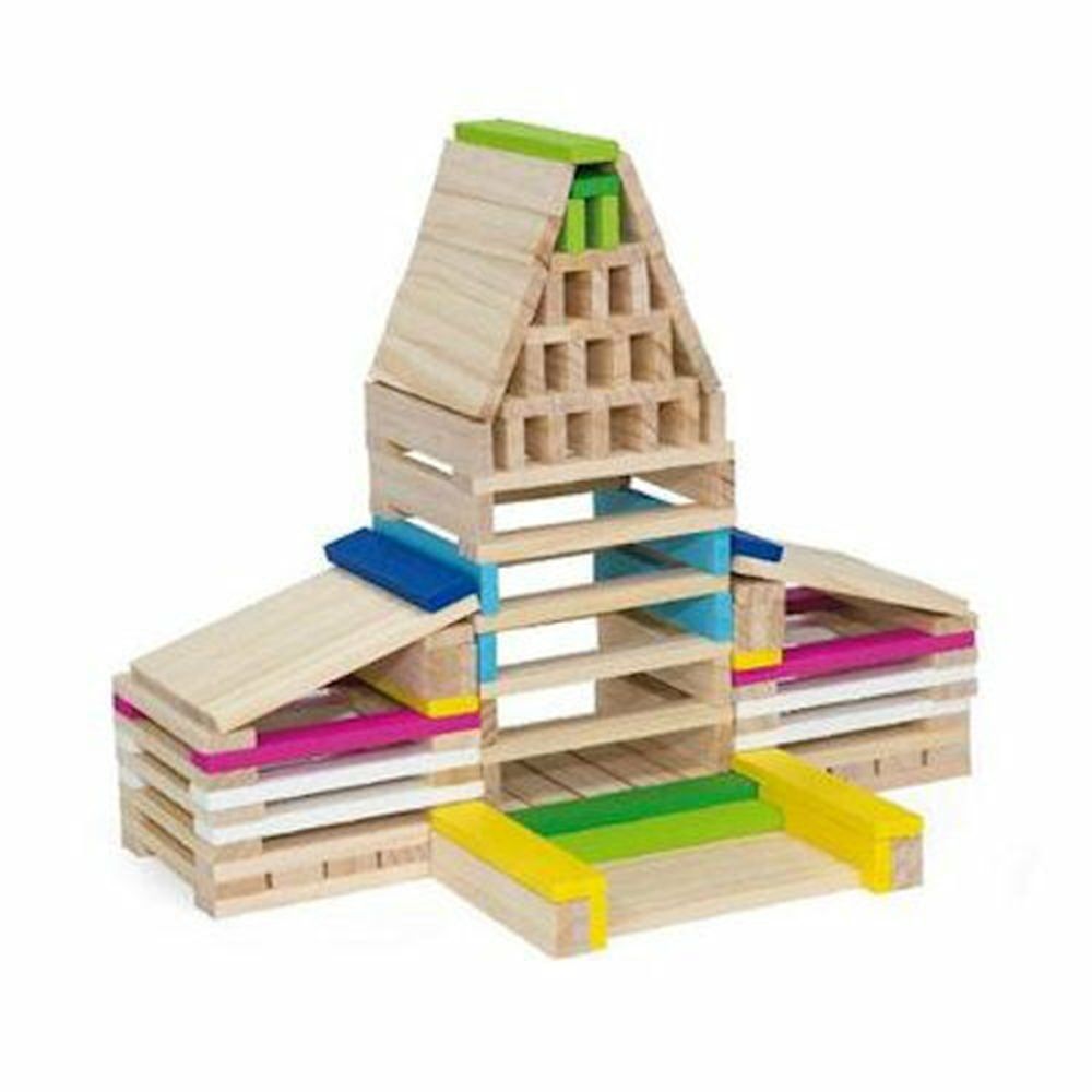 Дървен конструктор, 250 блокчета