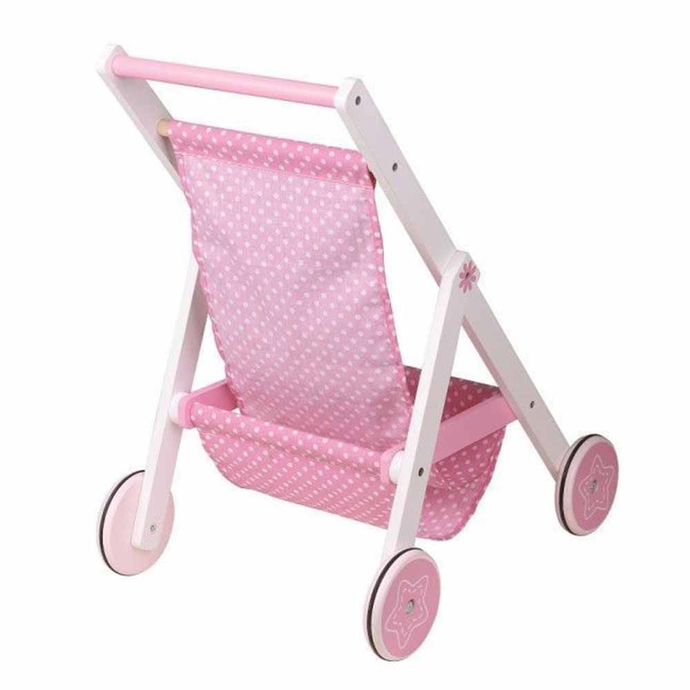 Дървена лятна количка за кукли