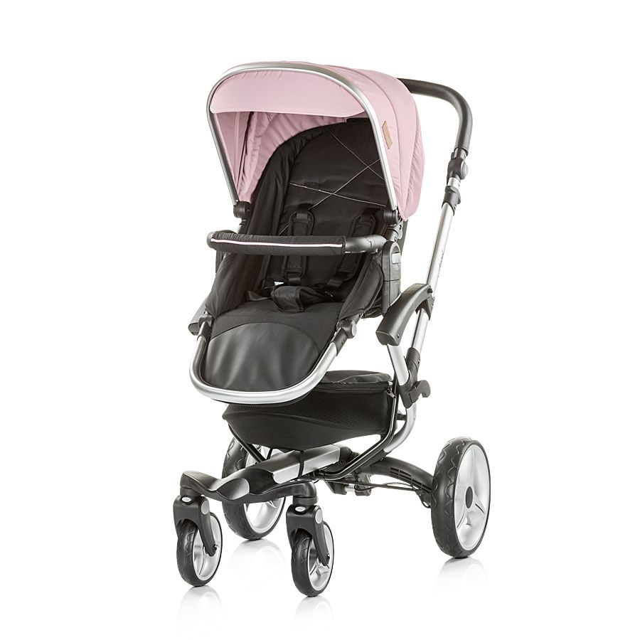 Комбинирана количка с твърд кош Ейнджъл 3 в 1, розова