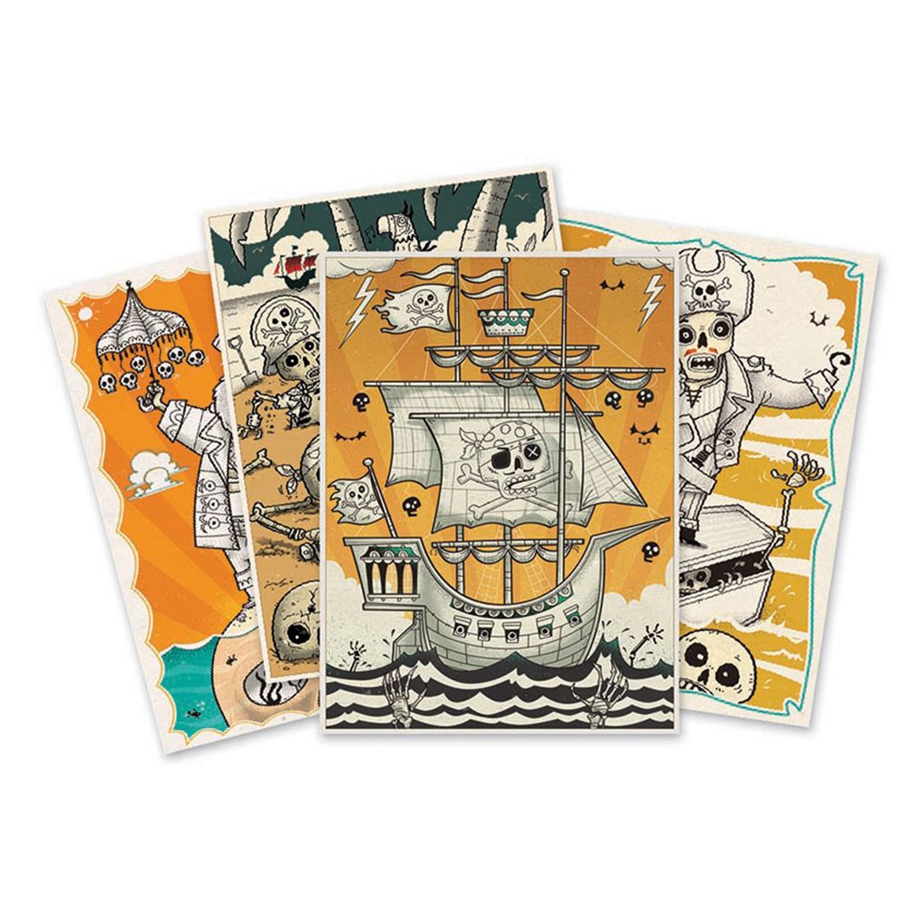 Комплект за рисуване по номера, Пирати