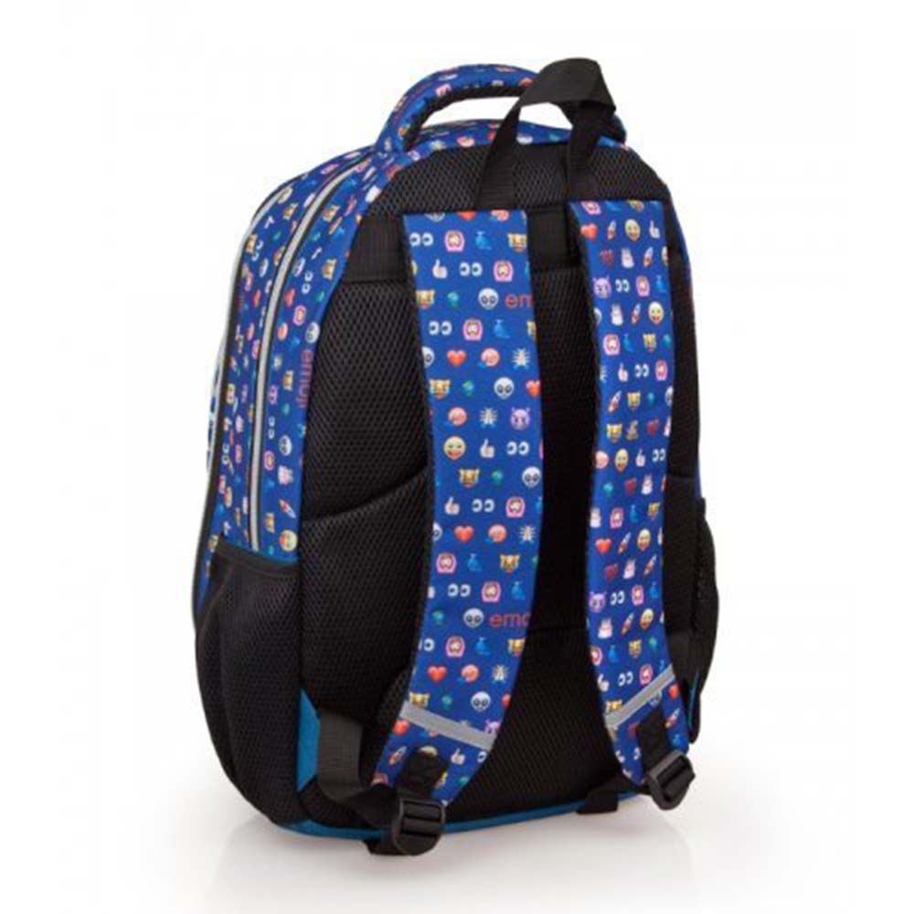 Ученическа раница с две отделения и преден джоб, Трима приятели