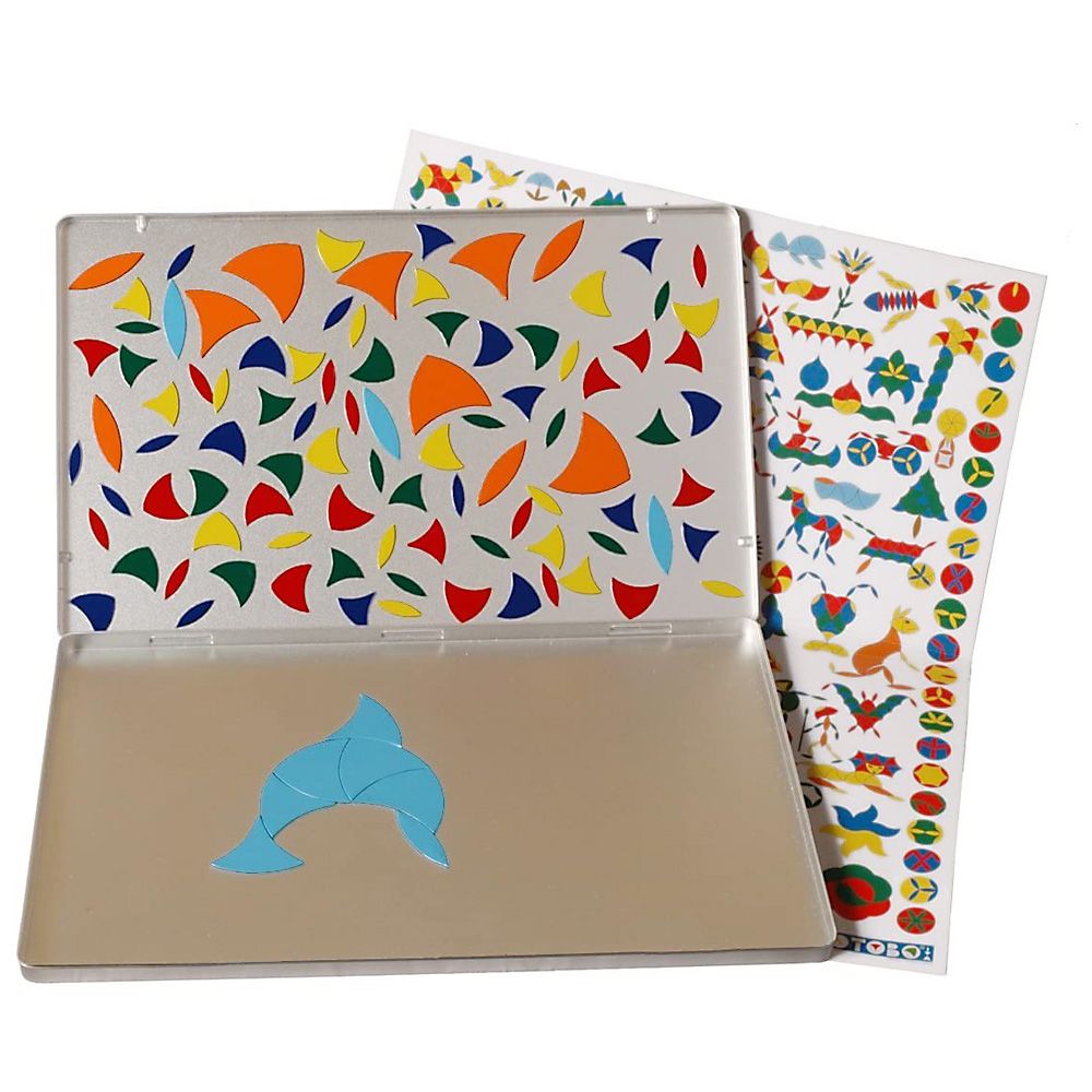 Магнитна мозайка Sepp Jeux, в метална кутия за път, 6+