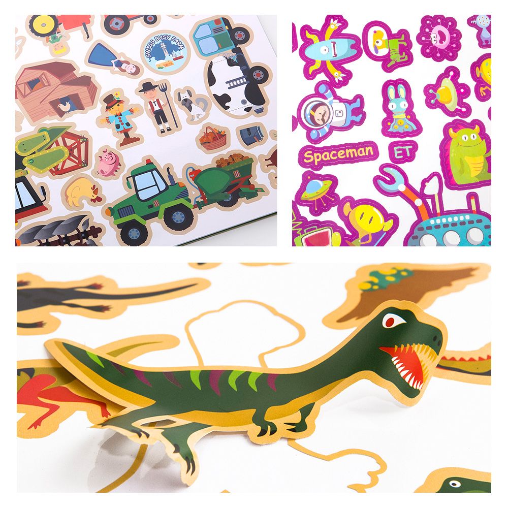 Комплект със стикери за многократна употреба, Светът около нас