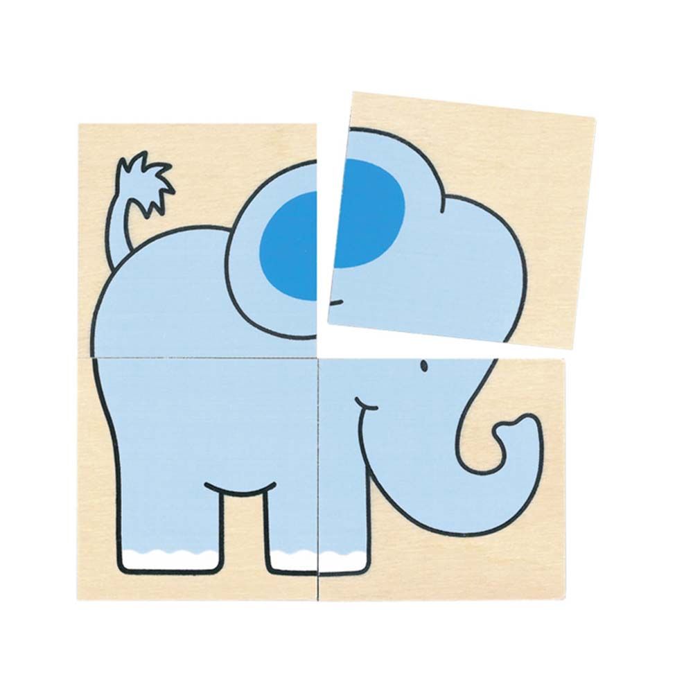 Комплект 5 мини пъзела и мемори игра, Животни