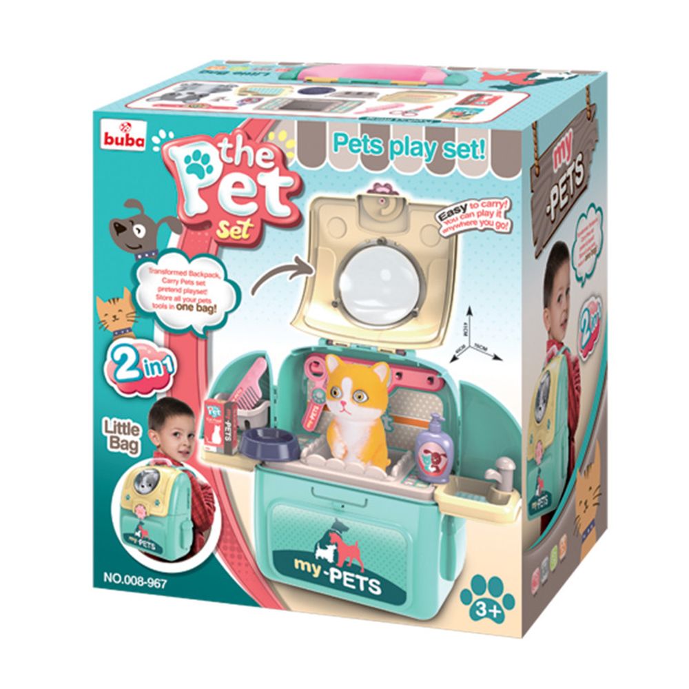 Куче, домашен любимец в раница