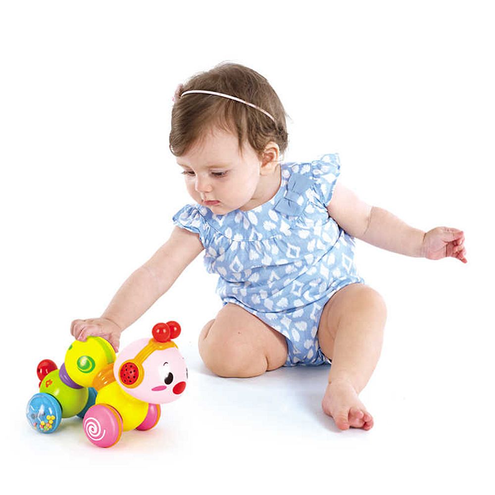 Бебешка музикална играчка, Щастливото червейче