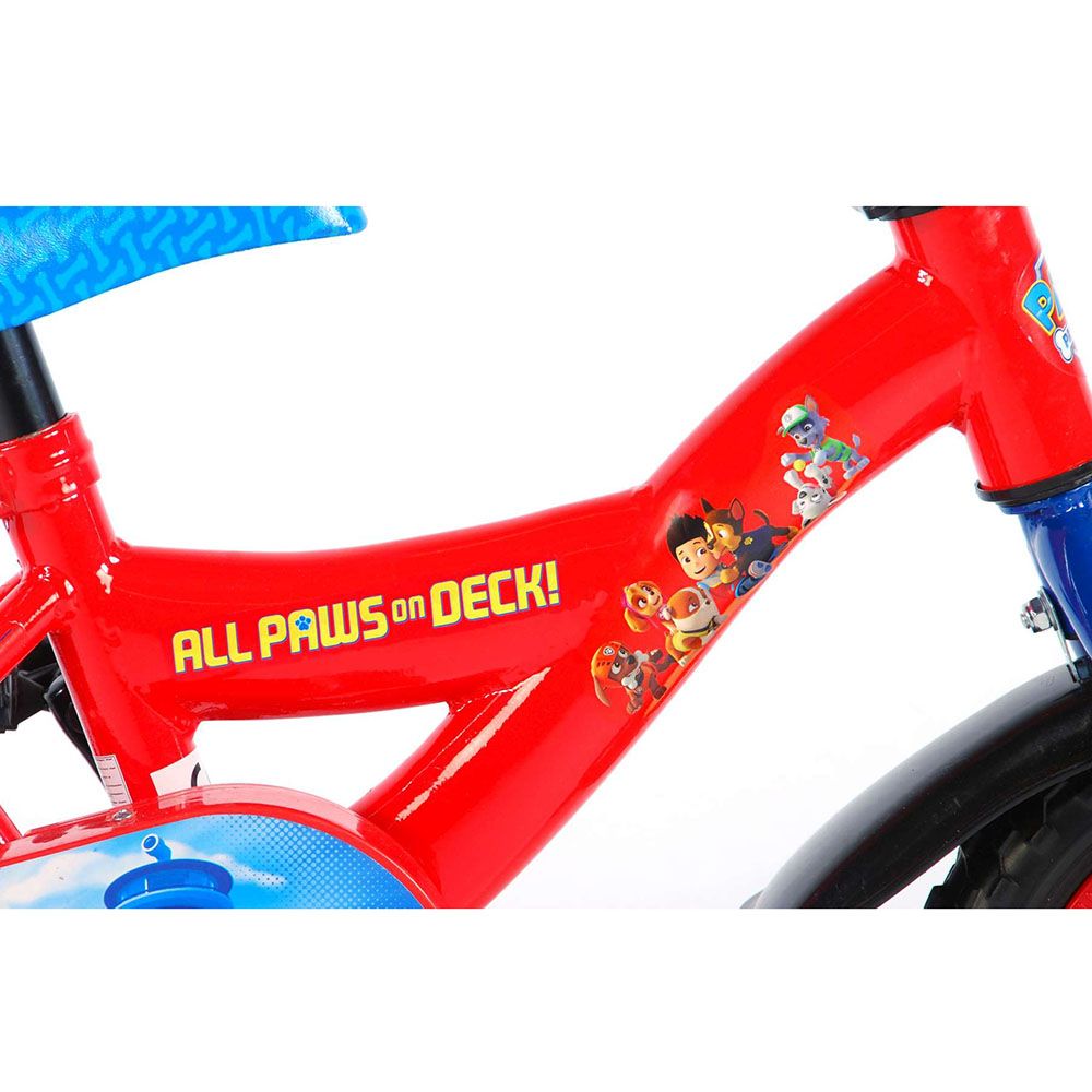 Велосипед с родителски контрол и помощни колела, Paw Patrol, 10 инча